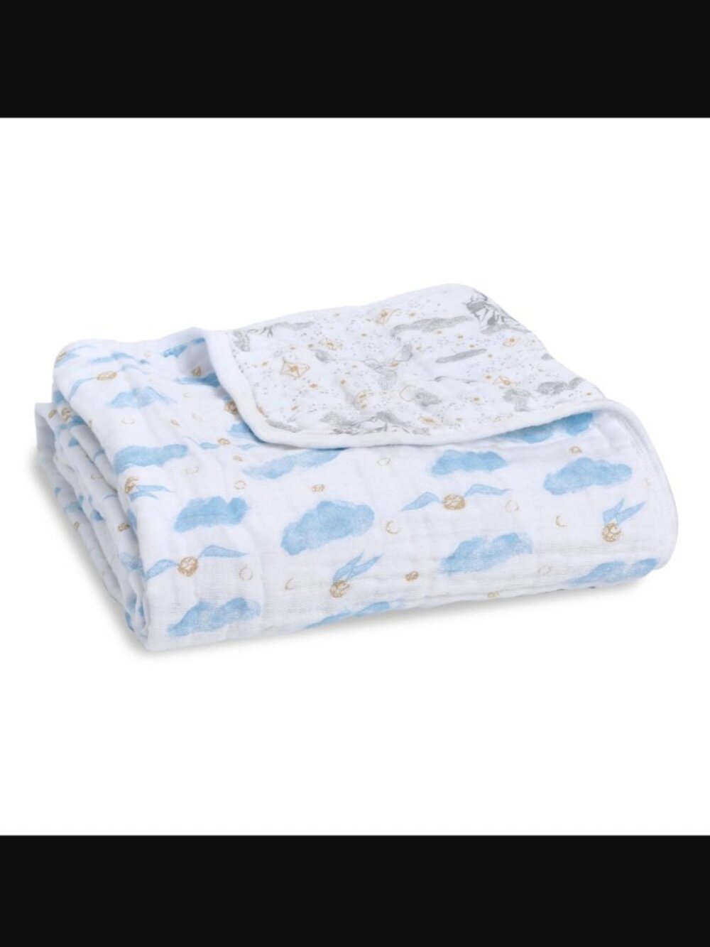 NIB aden + anais Harry Potter Cotton Muslin Boutique Dream Blanket 47" x 47"